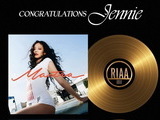 Jennie Earns RIAA Gold Certification